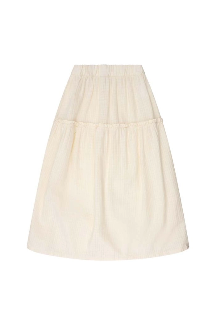 Navy Natural Bloom Maxi skirt Creme_1