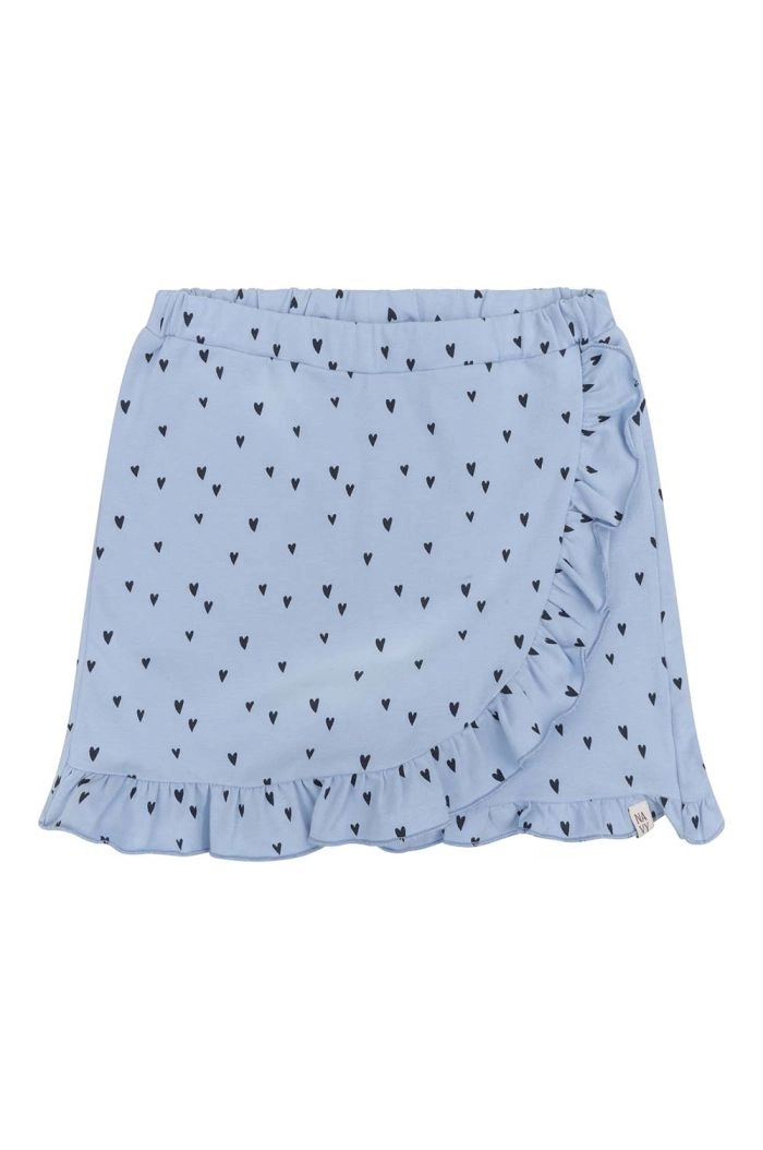 Navy Natural Faye skirt Light Blue Hearts_1