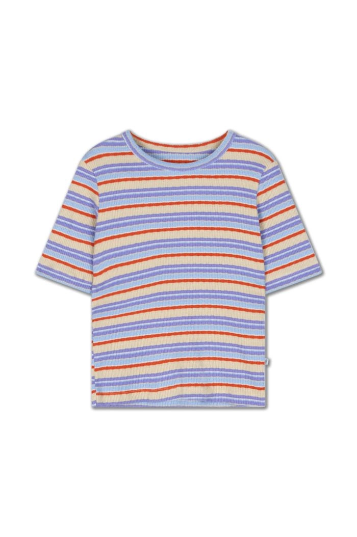 Repose AMS 53. Slim Tee Multi Stripe_1