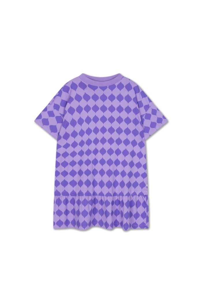 Repose AMS 65. Bottom Hem Ruffle Dress Soft Harlequin_1