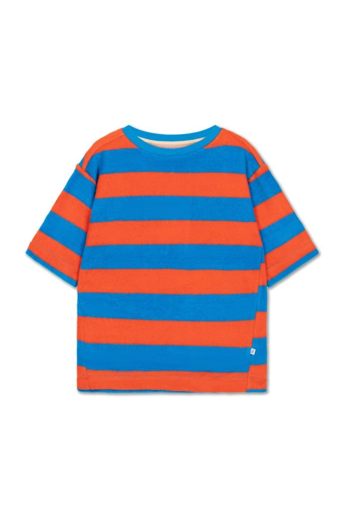 Repose AMS 69. Sweat Tee Wave Flame Block Stripe_1