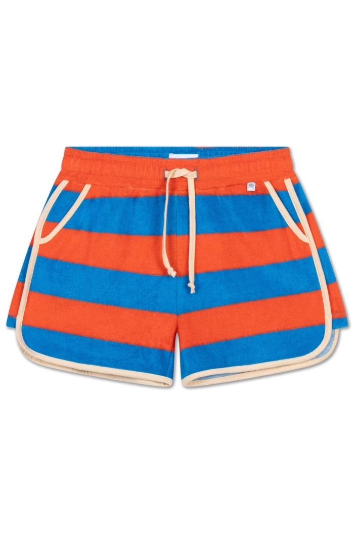 Repose AMS 70. Sporty Short Wave Flame Block Stripe_1