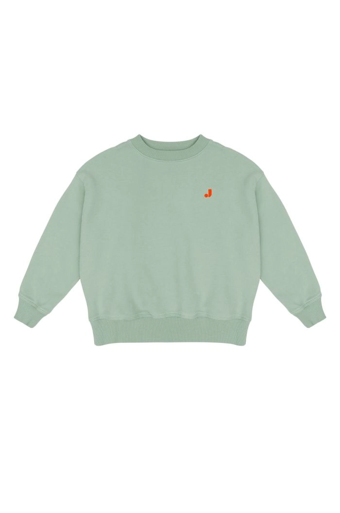 Jenest Happy Bird Sweater Sage Green_1