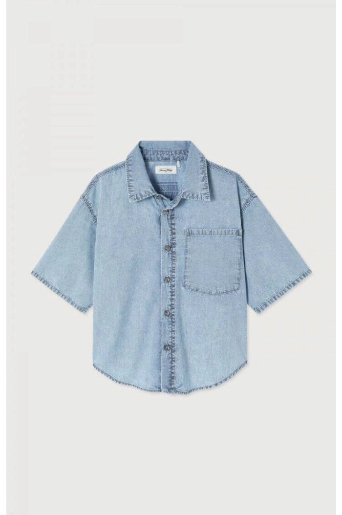 American Vintage blouse Paybou Blue Snow