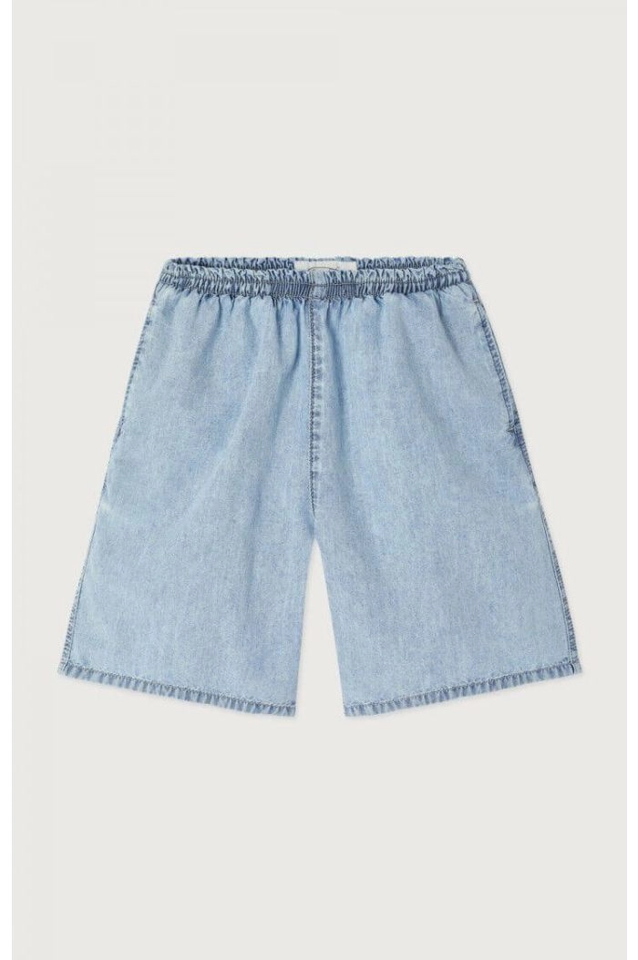 American Vintage shorts Paybou Blue Snow